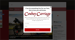Desktop Screenshot of cowboycarriage.us